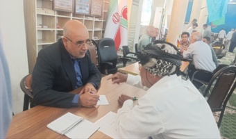 حضور مدیر کل اداره منابع طبیعی و آبخیزداری استان هرمزگان در نماز جمعه میناب