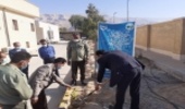 غرس نهال توسط رئیس دادگستری و دادستان شهرستان پارسیان در چهارمین روز از هفته منابع طبیعی‎