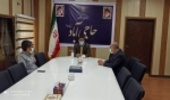 دیدار مدیرکل منابع طبیعی با فرماندار شهرستان حاجی آباد