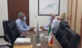 دیدار ریئس بنیاد مسکن قشم و ریاست اداره منابع طبیعی قشم 