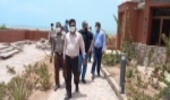 بازدید مدیر کل میراث فرهنگی و گردشگری  از طرح های گردشگری واگذار شده در جزیره هرمز