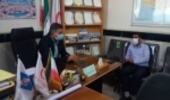 جلسه هم اندیشی رئیس اداره منابع طبیعی و آبخیزداری جاسک با مدیر جمعیت هلال احمر این شهرستان
