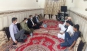 جلسه هم اندیشی با دهیار و شورای اسلامی روستای کوه مبارک با حضور رئیس شورای حفظ حقوق بیت المال و انفال این شهرستان 