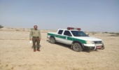 کنترل و پایش اراضی ملی منطقه  گچین توسط ماموران یگان حفاظت منابع طبیعی بندرعباس 