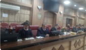 نشست فرمانده یگان حفاظت شهرستان بندرلنگه با دهیار ملو
