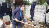 بازدید مدیرکل منابع طبیعی و آبخیزداری استان از نهالستان شهرستان جاسک