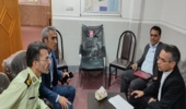 برگزاری جلسه مشترک ادراه منابع طبیعی و آبخیزداری شهرستان بندرعباس با اداره ثبت اسناد و املاک منطقه یک شهرستان بندرعباس