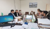 نشست فرماندار شهرستان بشاگرد با کارکنان منابع طبیعی وآبخیزداری 