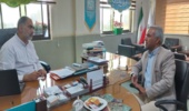 دیدار رئیس اداره منابع طبیعی قشم با فرماندار شهرستان قشم