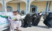 توزیع نهال رایگان بین نمازگزاران شهرستان جاسک به مناسبت هفته منابع طبیعی و آبخیزداری