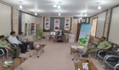 رییس و همکاران اداره منابع طبیعی و آبخیزداری پارسیان با امام جمعه این شهرستان دیدار کردند