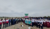 مراسم روز درختکاری در هنرستان کشاورزی آبنما شهرستان رودان برگزار شد