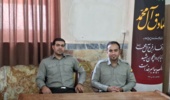 برپایی میز خدمت اداره منابع طبیعی و آبخیزداری شهرستان میناب در محل برگزاری نماز جمعه