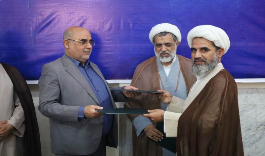 امضای تفاهم‌نامه همکاری میان منابع طبیعی و حوزه علمیه هرمزگان