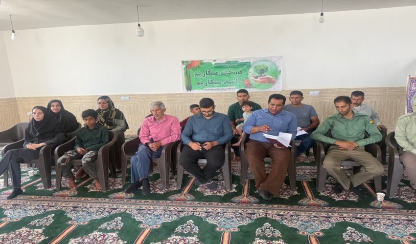 دوره آموزشی «آبخیزیار مکانیک سازه‌های سبک» در مرتع گیشاب شهرستان حاجی آباد