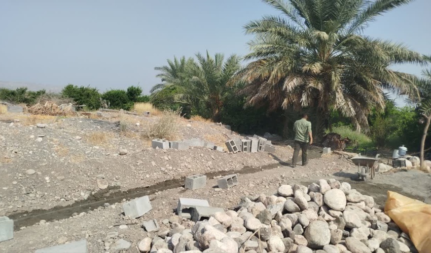 توقف ساخت و ساز غیرمجاز در اراضی ملی شهرستان میناب