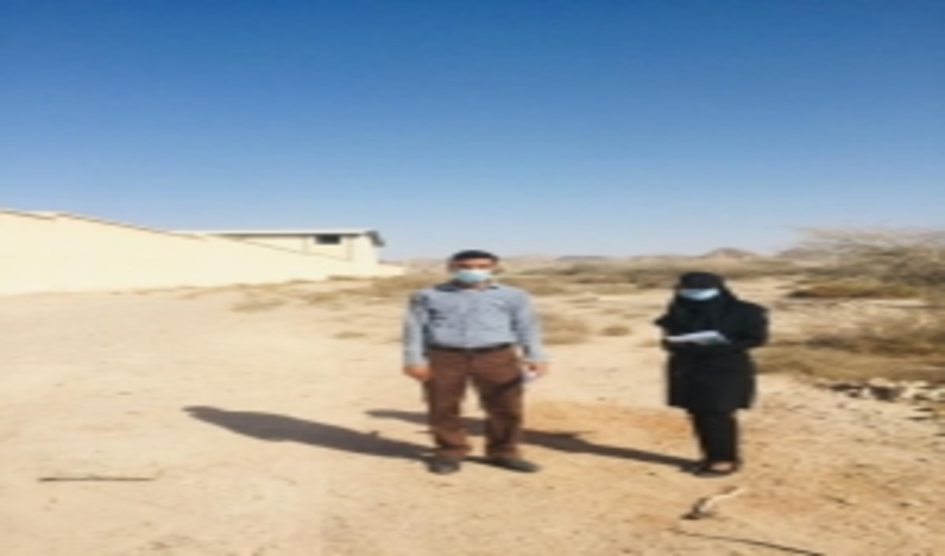 بازدید میدانی کارشناسان این اداره از اراضی ملی منطقه کوهین  شهرستان بندرلنگه جهت تخصیص و استعدادیابی 