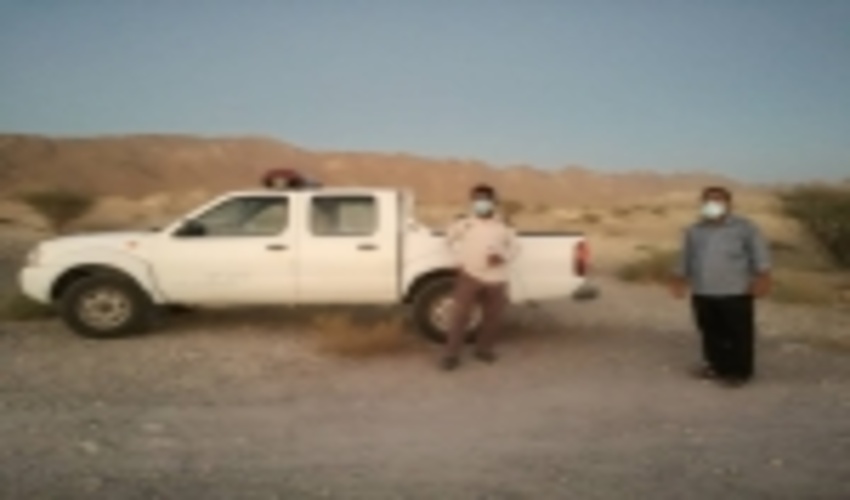 بررسی و بازدید یگان حفاظت از اراضی ملی منطقه ارمک شهرستان بندرلنگه 