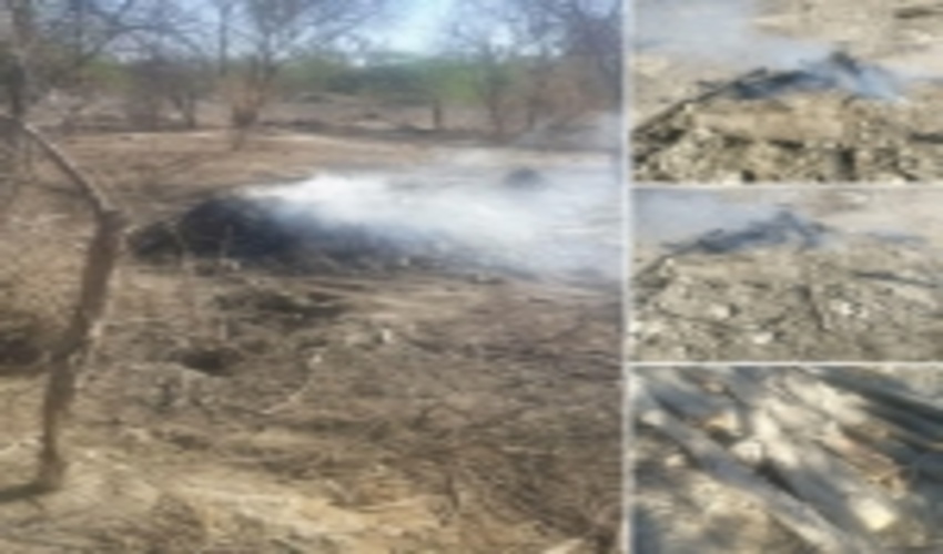 کشف و تخریب کوره ذغال غیر مجاز در شهرستان میناب