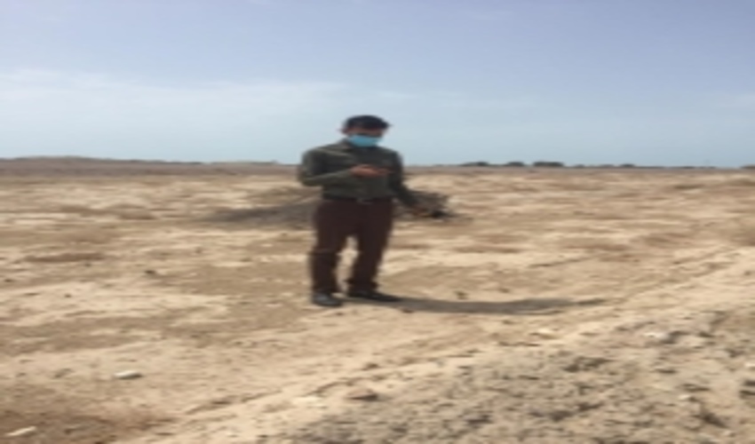 بازدید میدانی کارشناسان از اراضی ملی منطقه حشم هودو  شهرستان بندرلنگه 