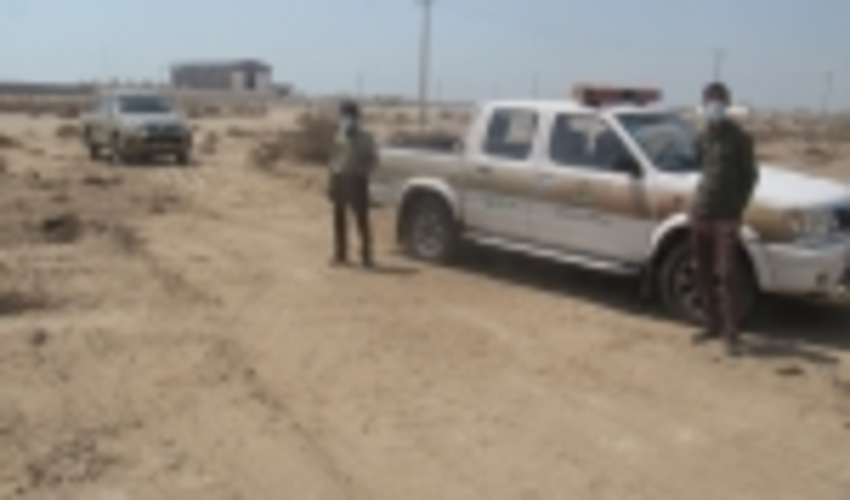 کنترل اراضی ملی و منابع طبیعی در منطقه بندرمعلم شهرستان بندرلنگه