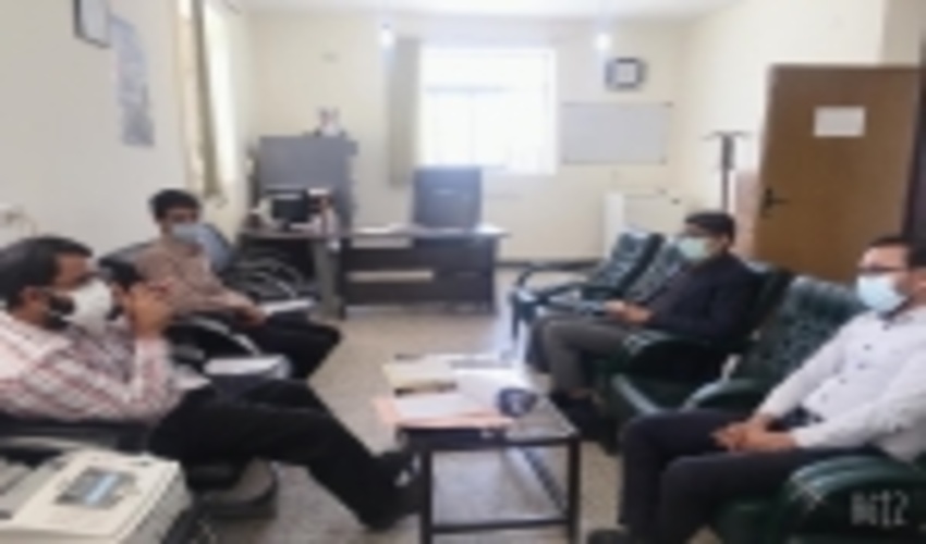 جلسه هم اندیشی با رئیس حراست اداره کل در بازدید از شهرستان حاجی آباد