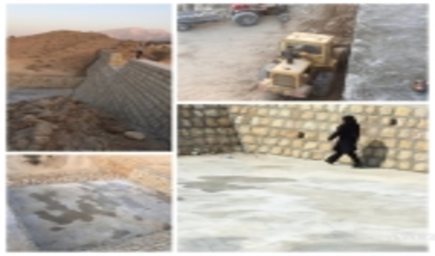 اتمام عملیات آبخیزداری و کنترل سیل برکه لاری شهرستان بستک