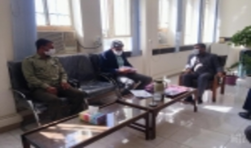 دیدار رئیس اداره منابع طبيعي شهرستان حاجي آباد با دادستان شهرستان حاجي آباد