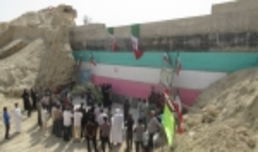 افتتاح پروژه آبخیزداری پیشگیری و کنترل سیل در حوزه گریشه  شهرستان بندرلنگه