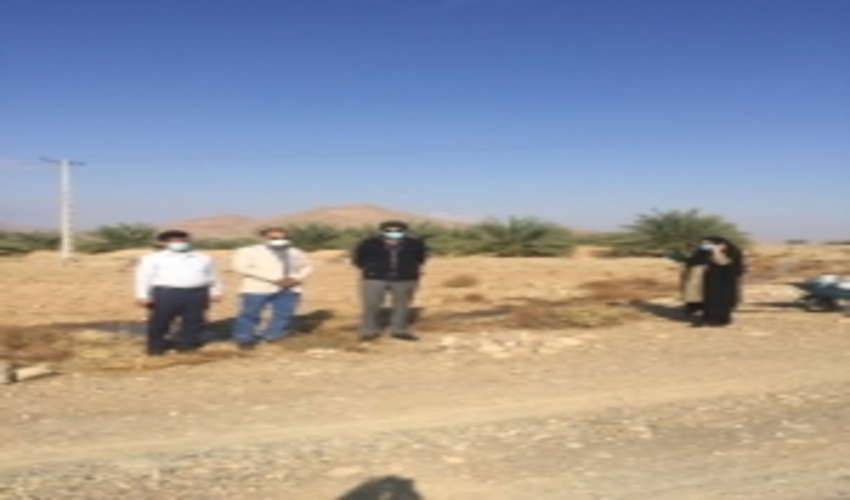 بازدید کارشناس مرتع استان از تصرفات منطقه رزدر شهرستان حاجی آباد