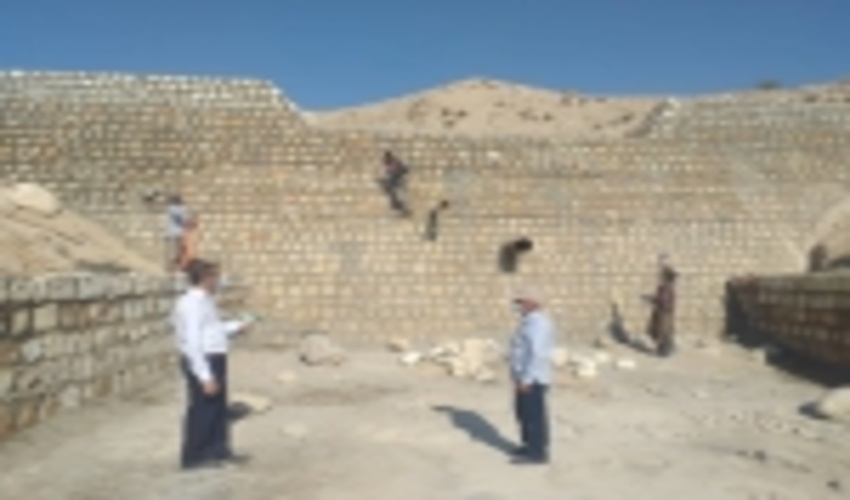 نظارت بر پروژه عملیات آبخیزداری صندوق توسعه ملی حوزه لمزان،  بخش مهران شهرستان بندرلنگه