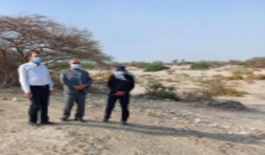 بازدید مدیرکل منابع طبیعی و آبخیزداری استان هرمزگان  از اراضی ملی هشم و حودو  شهرستان بندرلنگه