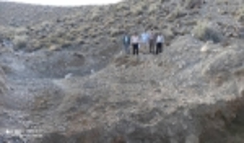 بازدید از عملیات مکانیکی حوزه چاله الیاس شهرستان حاجی آباد