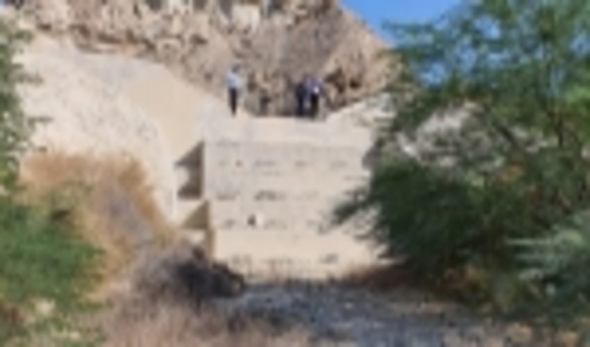 بازدید از سازه آبخیزداری برکه خلف‎ شهرستان قشم