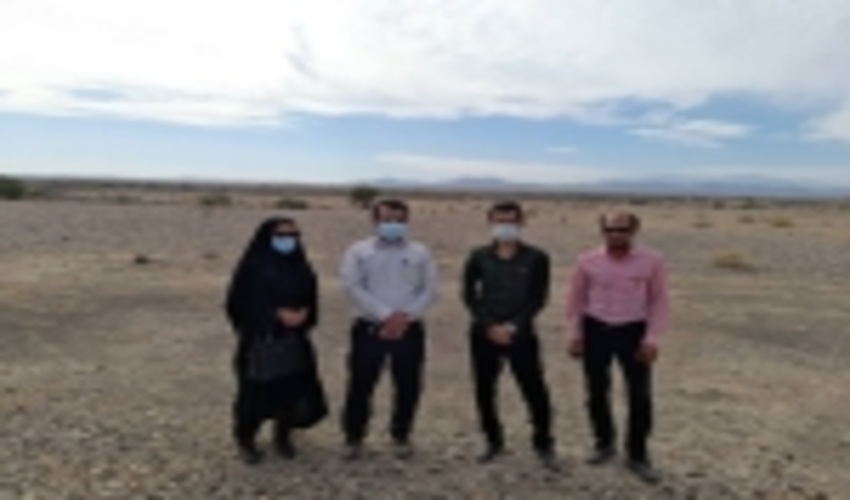 تحویل زمین عملیات بیومکانیک مرتع چاه ابراهیم شهرستان رودان‎