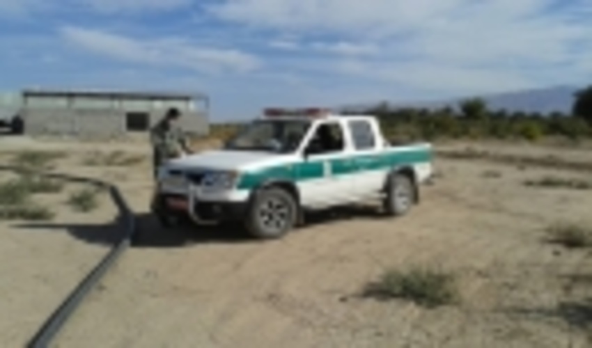 پیشگیری از تصرفات اراضی ملی گنج شهرستان حاجی آباد