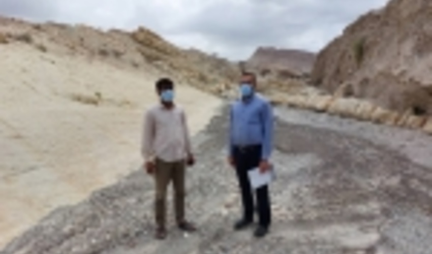 بررسی وبازدید از از روند اجرایی پروژه احیا و بازسازی معادن بخش مهران شهرستان بندرلنگه