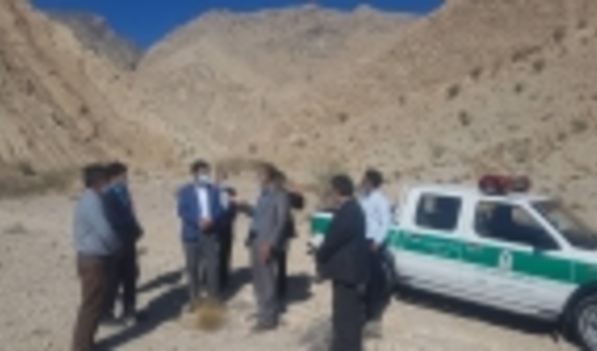 بازدید جهت مسکن روستایی منطقه تنگه گچ  با بنیاد مسکن انقلاب اسلامی شهرستان بندرخمیر 