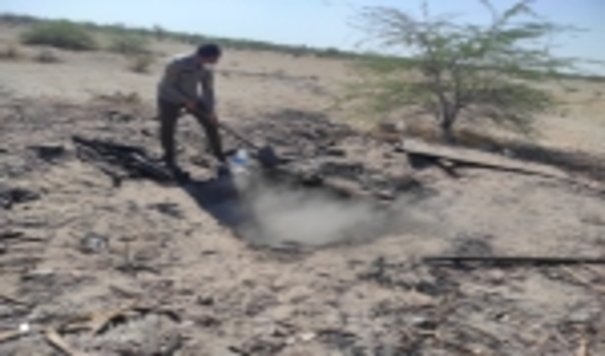 تخریب یک  باب کوره ذغال غیرمجاز در منطقه چوچ شهرستان بندرعباس