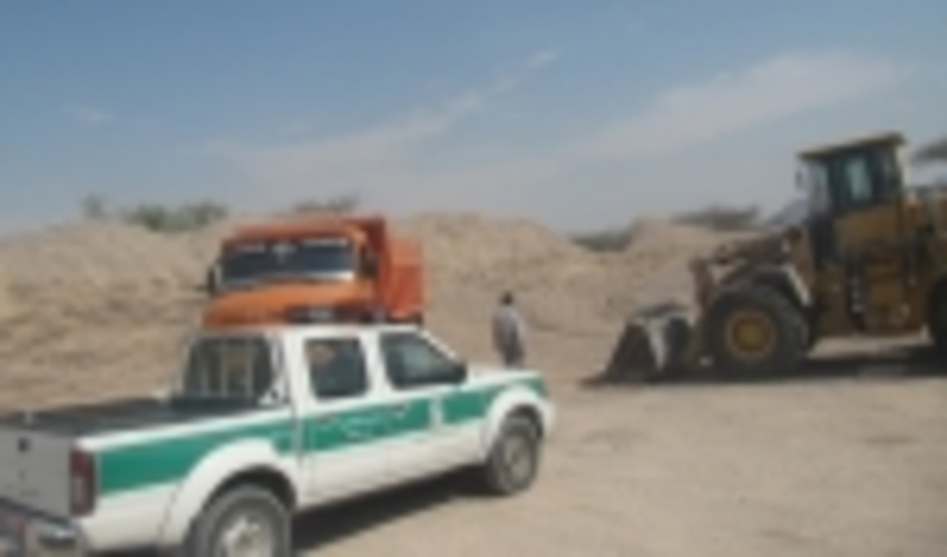 پیشگیری از برداشت مخلوط در منطقه بستانه بخش مرکزی شهرستان بندرلنگه