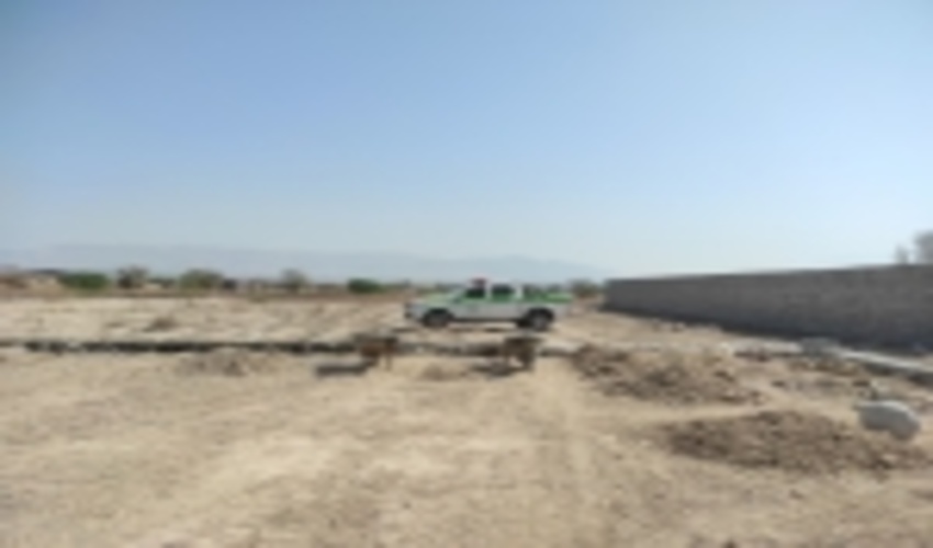 توقف عملیات تصرف اراضی ملی  و ساخت وساز غیر مجاز در  منطقه پاقلاتان شهرستان بندرعباس