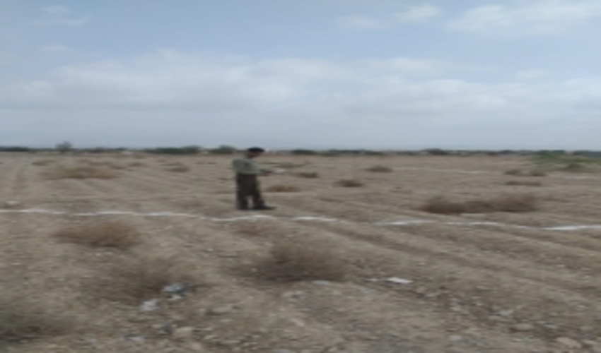 انجام گشت حفاظت و بررسی گزارش واصله مبنی بر تصرفات اراضی ملی واقع در منطقه قادهار 