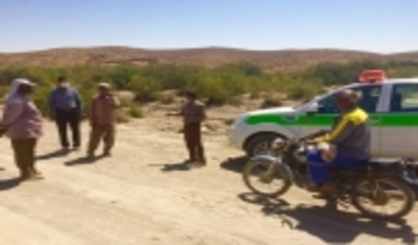 پیشگیری از تصرفات اراضی ملی باکان شهرستان حاجی آباد