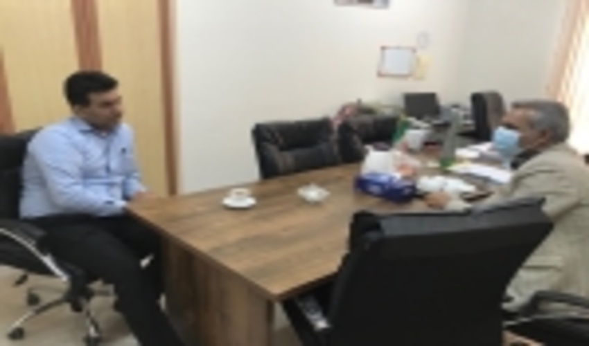 نشست و هم اندیشی رئیس منابع طبیعی شهرستان قشم با رئیس شورای برکه خلف  