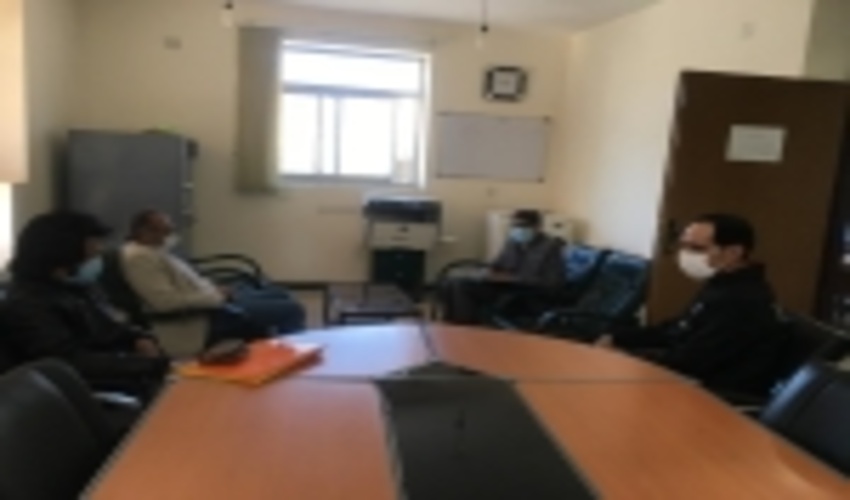 جلسه هم اندیشی باحضور قانعی درخصوص مشکلات مراتع شهرستان حاجی آباد