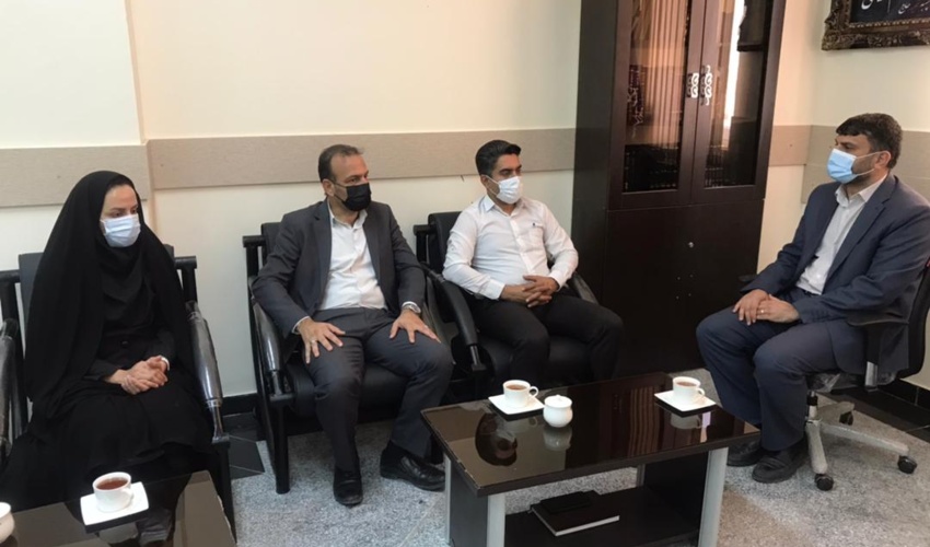 ديدار سرپرست اداره منابع طبيعي و آبخيزداري شهرستان بندر لنگه با رياست دادگستري