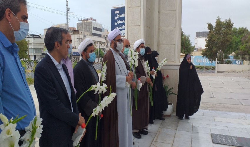 *آیین تکریم و غبارروبی گلزار شهدا* 