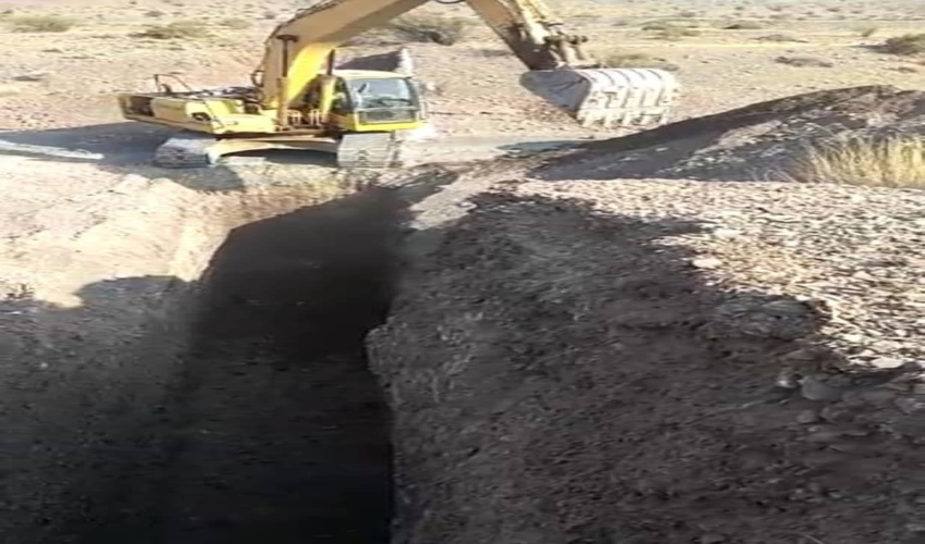 پایان پی کنی سازه آبخیزداری حوزه برزرد رودان