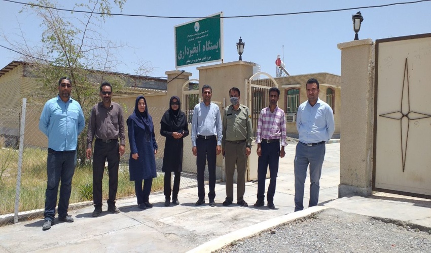 بازدید از ایستگاه حوزه آبخیز معرف زوجی دهگین شهرستان رودان 
