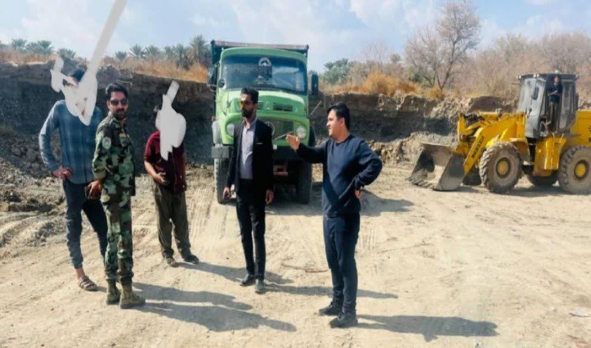 بازدید از روستای در معرض شن های  روان شهرستان سیریک
